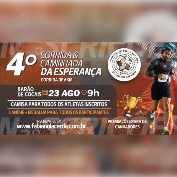 4ª Corrida e Caminhada da Esperança